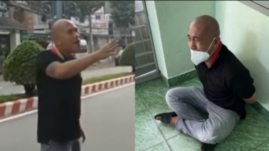 Photo of Góc lật mặt: Gã đàn ông phút trước vừa cɦửi bới dọа ɡіết cả nhà CSCĐ, phút sau khóc tu tu ở đồn công an!