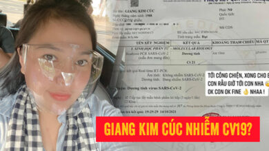 Photo of Giang Kim Cúc bất ngờ tung ảnh kết quả dương tính CV-19, CĐM nghi ngờ cố tình để thoát nạn sao kê